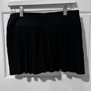Black Pleated Lululemon Women's Skort
